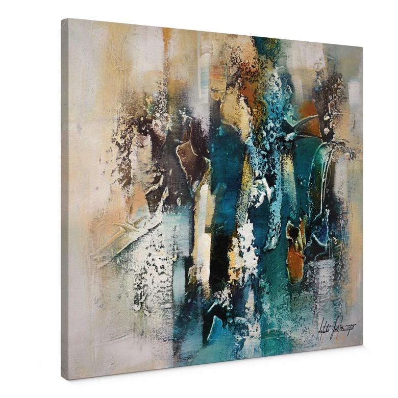 Lienzo esculturas abstractas - Fedrau - Cuadrado 