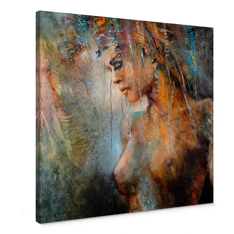 Tableau sur toile Schmucker - La reine - Carré 