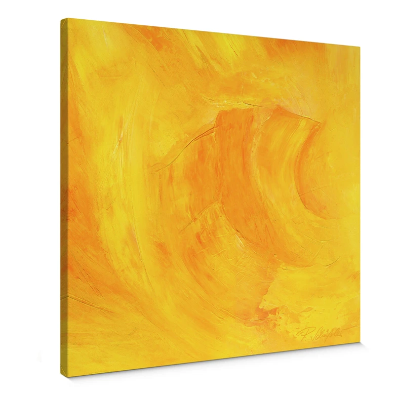 Leinwandbild Schüßler - Solarplexus - Quadratisch 