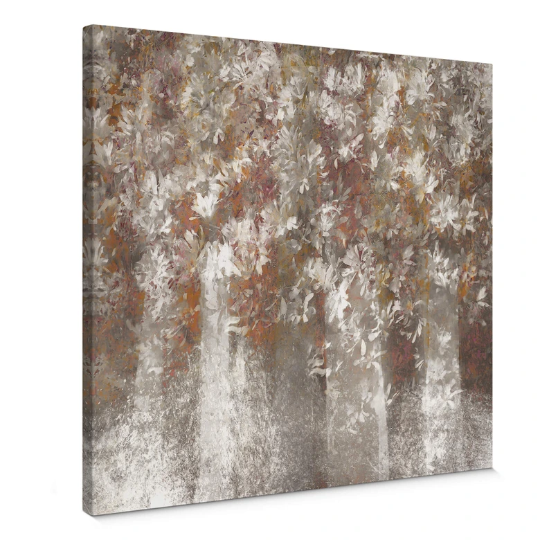 Leinwandbild Talen - Magnolien - Quadratisch 