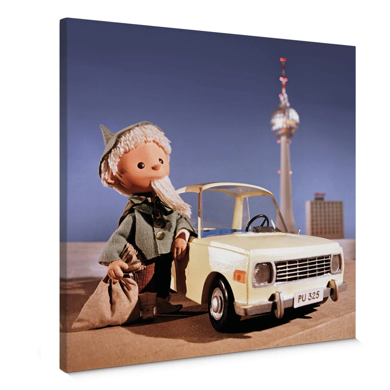 Canvas Print Sandman at Alexanderplatz 