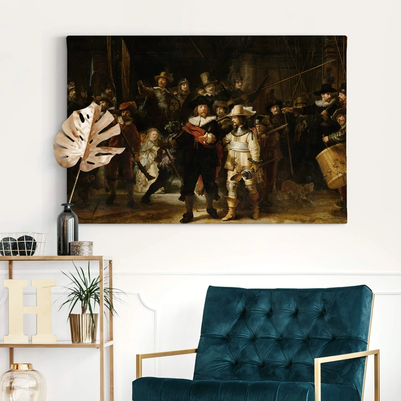 Tableau sur toile Rembrandt - La Garde de nuit 
