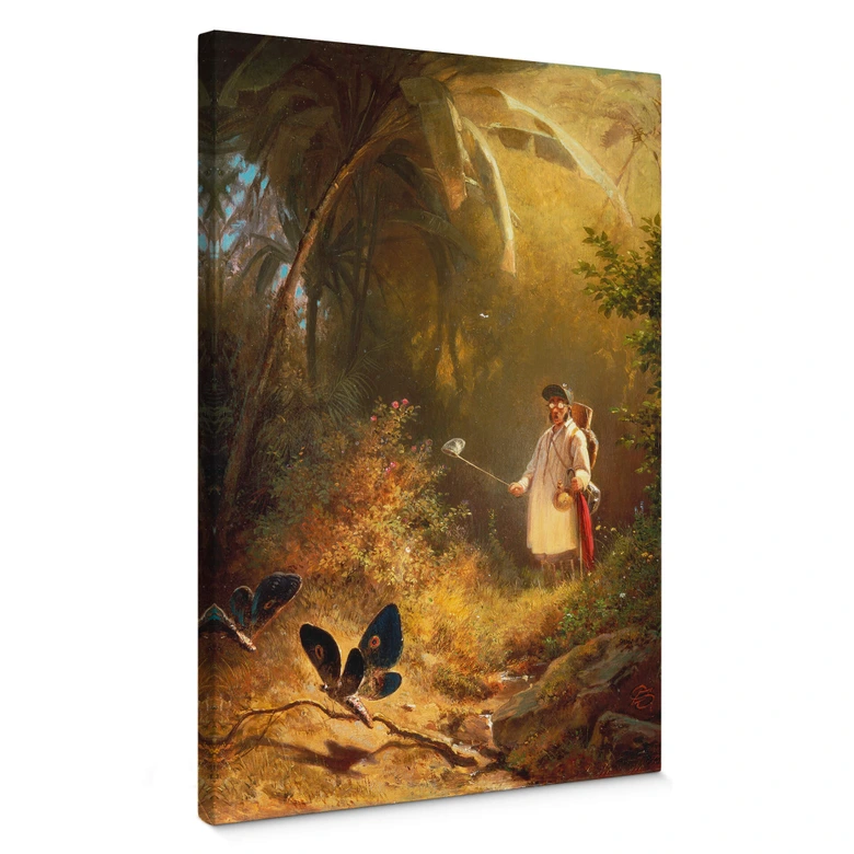Lienzo Spitzweg - El cazamariposas 