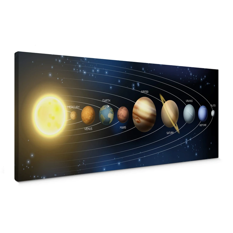 Canvas Print Our Solar System 