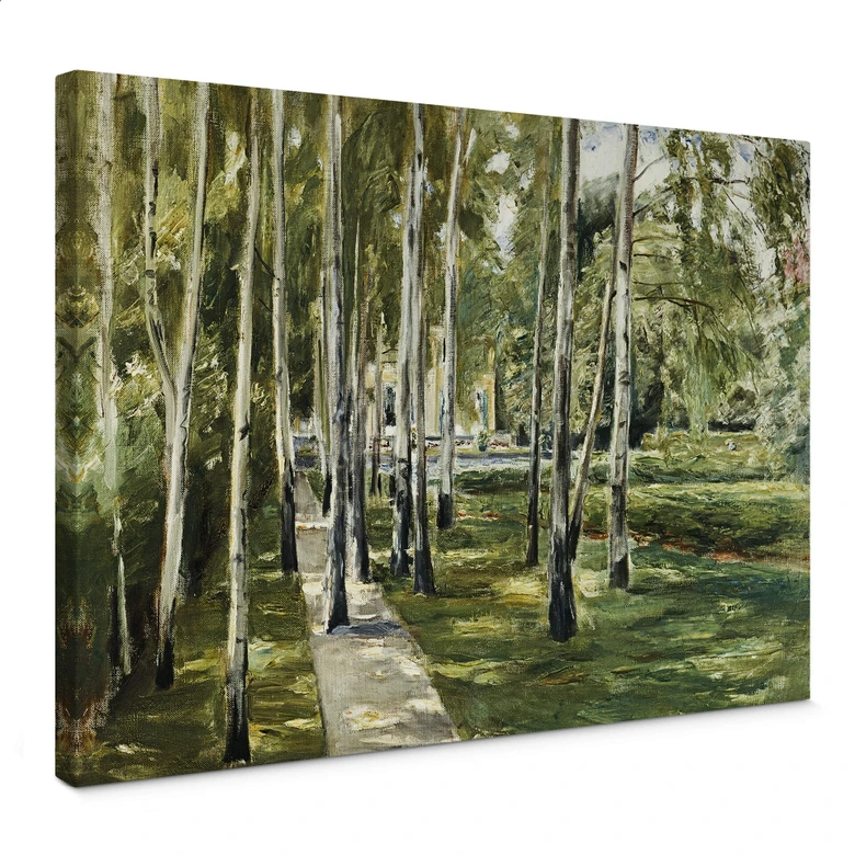 Leinwandbild Liebermann - Der Garten des Künstlers 