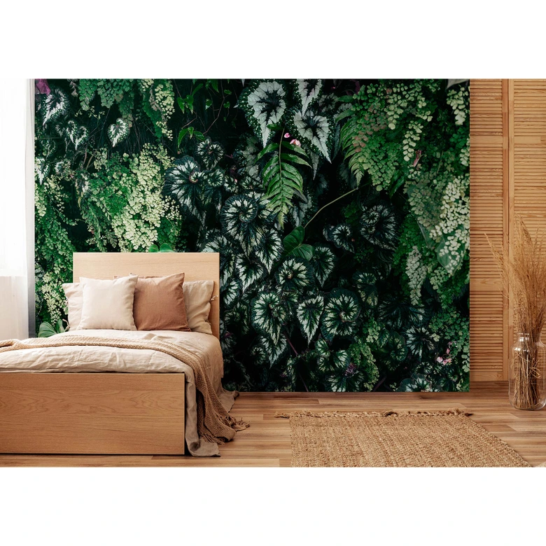 Livingwalls Fototapete Walls by Patel 3 Deep Green 2 grün 