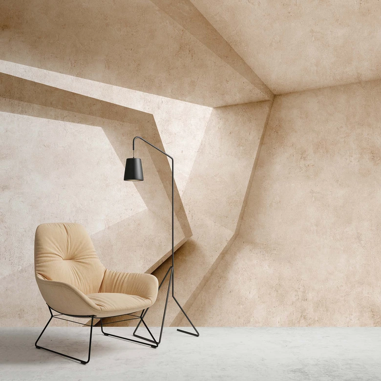 Livingwalls Fototapete Walls by Patel 3 Futura 1 beige 