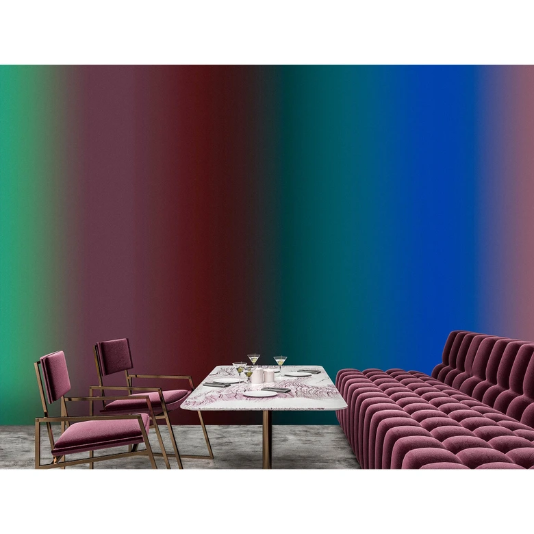 Livingwalls Fototapete Walls by Patel 3 Over The Rainbow 2 bunt, grün, rpt, blau, rosa 
