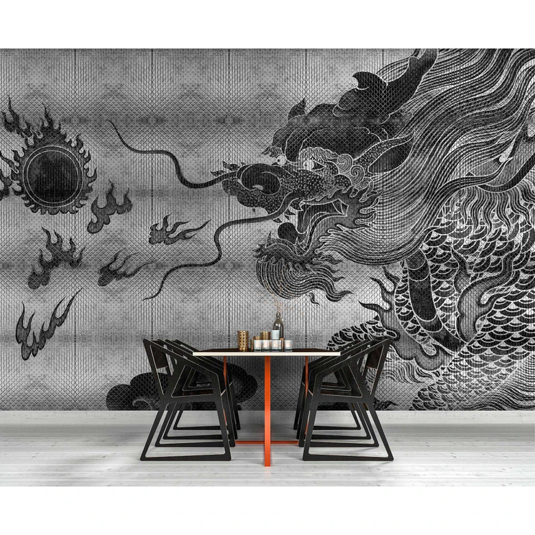 Livingwalls Fototapete Walls by Patel 3 Shenzen 3 silber, grau, schwarz 