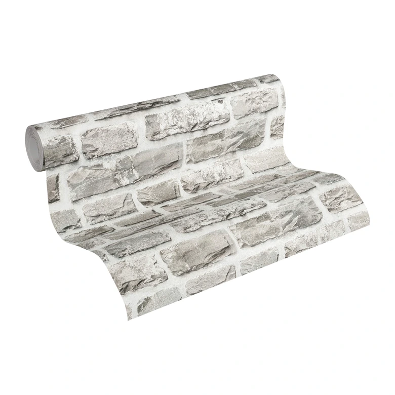 Livingwalls Vliesbehang Neue Bude 2.0 Stenen Optiek 