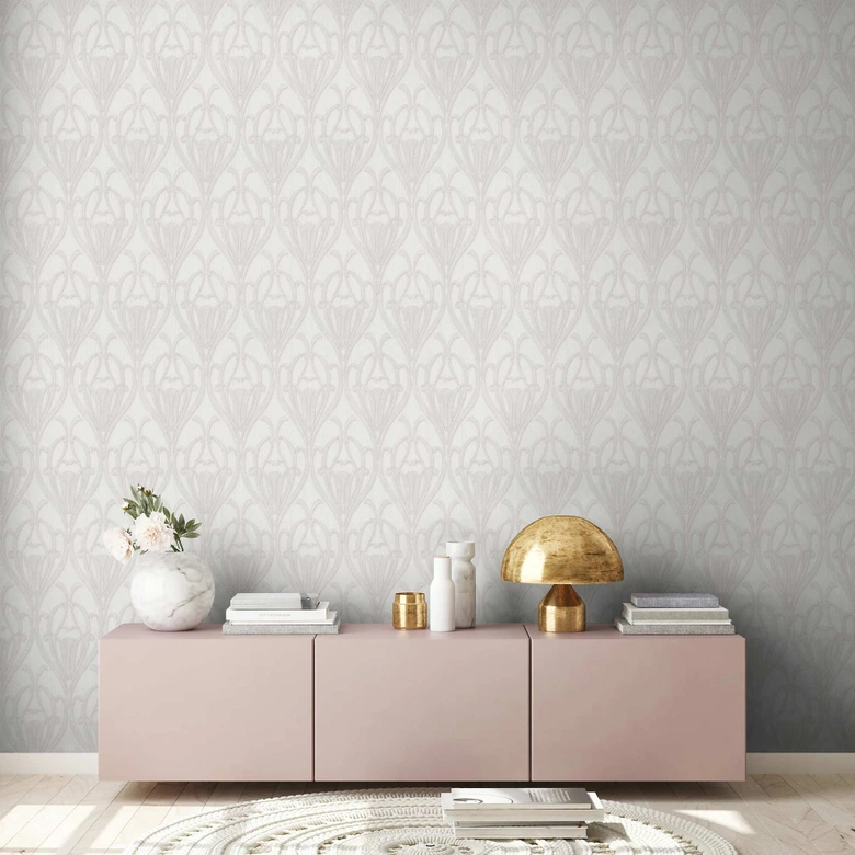 Livingwalls Barocktapete Mata Hari Vliestapete barock weiß, creme 