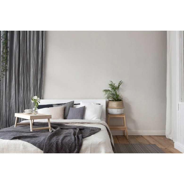 Livingwalls Unitapete Mata Hari Vliestapete einfarbig creme 