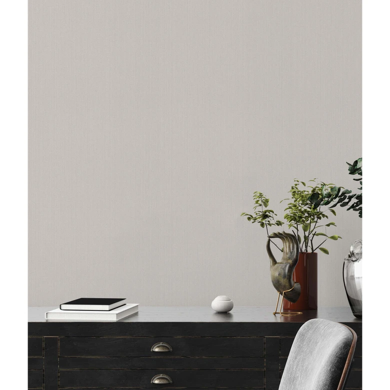 Livingwalls Unitapete Mata Hari Vliestapete einfarbig beige 