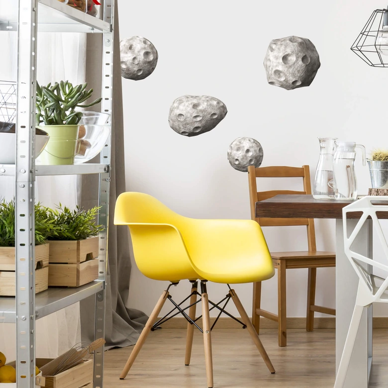 Sticker mural - Michel Agullo - Météorites 