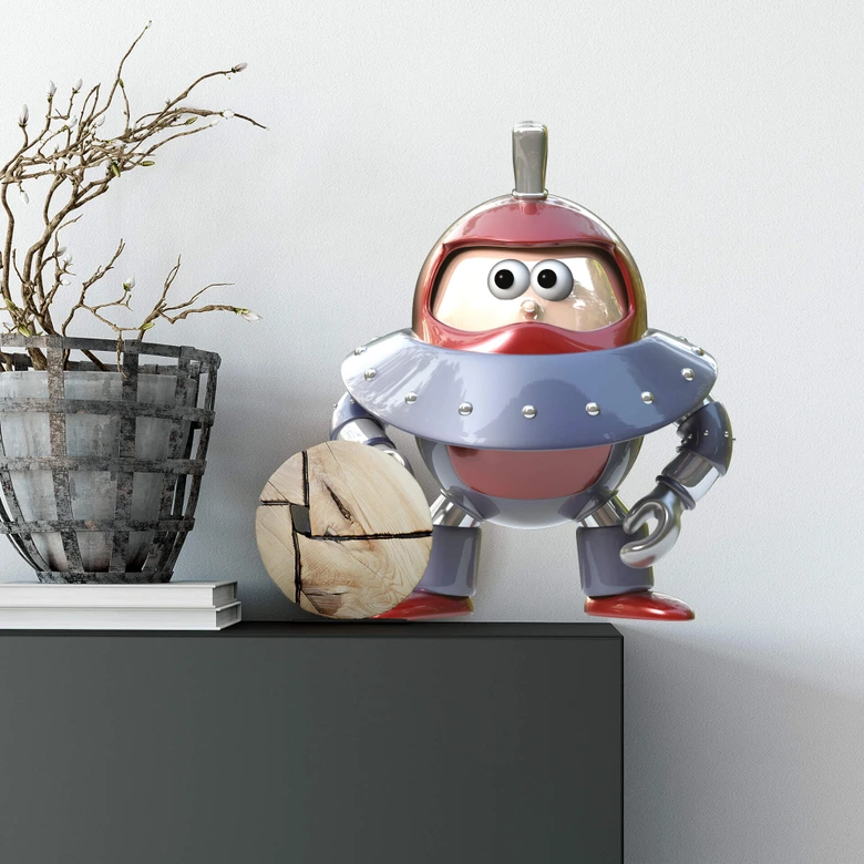 Sticker mural - Michel Agullo - Robot Gigantus 