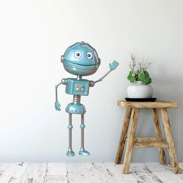 Adesivo murale Michel Agullo - Robot Todd 