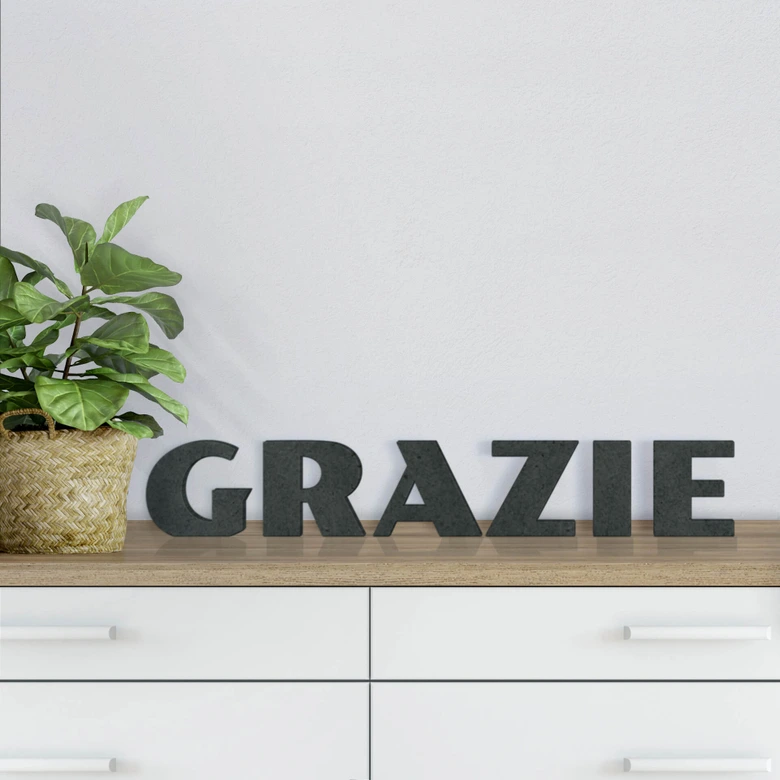 MDF-Dekobuchstaben Grazie 