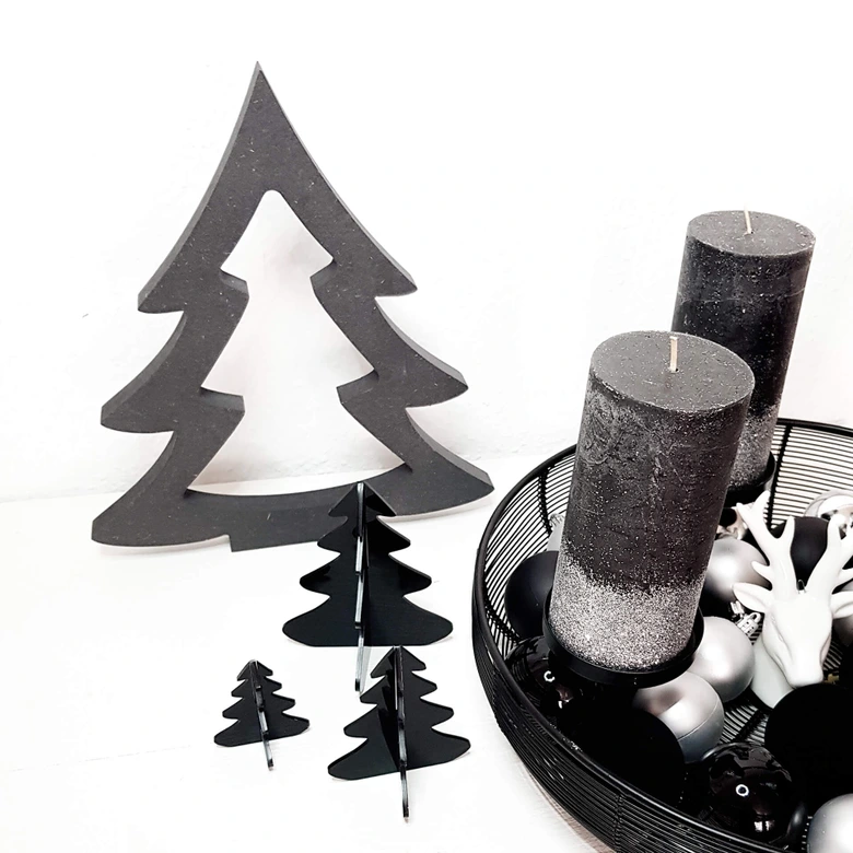 MDF-Holzdeko Tannenbaum 02 