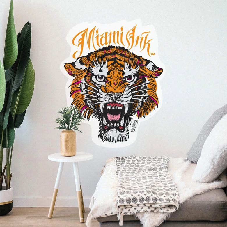 Wandtattoo Miami Ink Tiger 