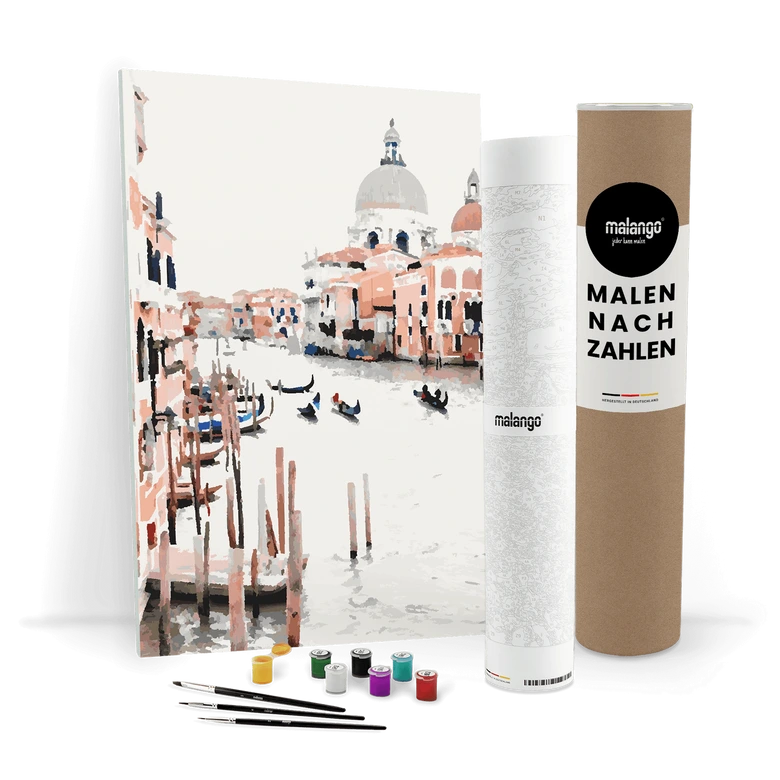 Malen nach Zahlen Leinwandbild - Canale Grande in Venedig  