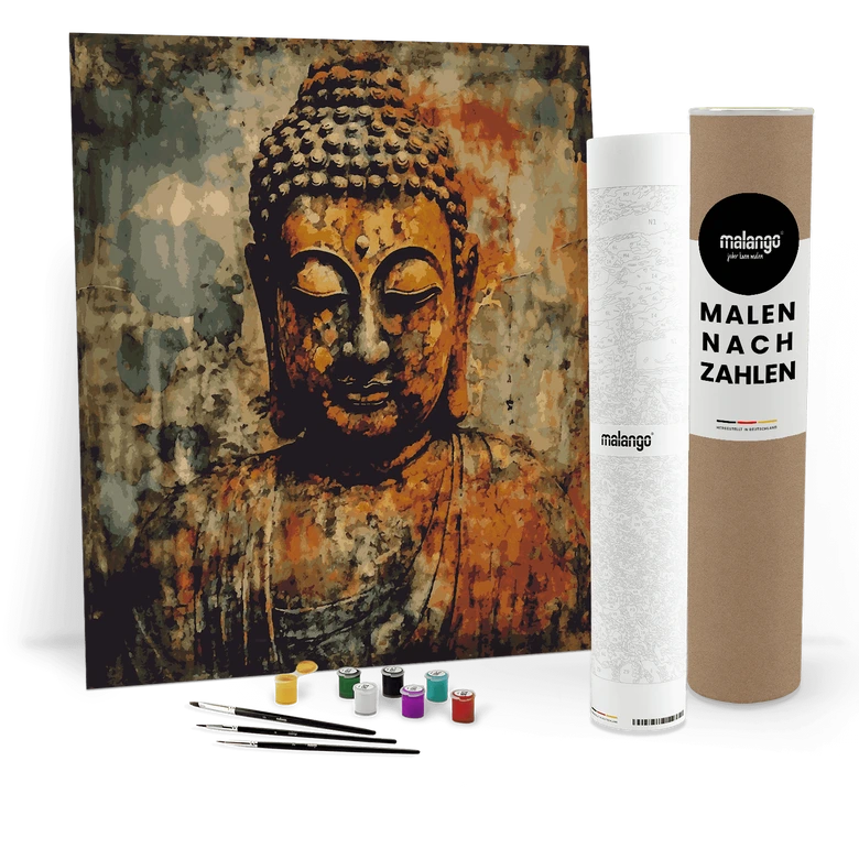 Malen nach Zahlen Leinwandbild - Buddha Bansa  