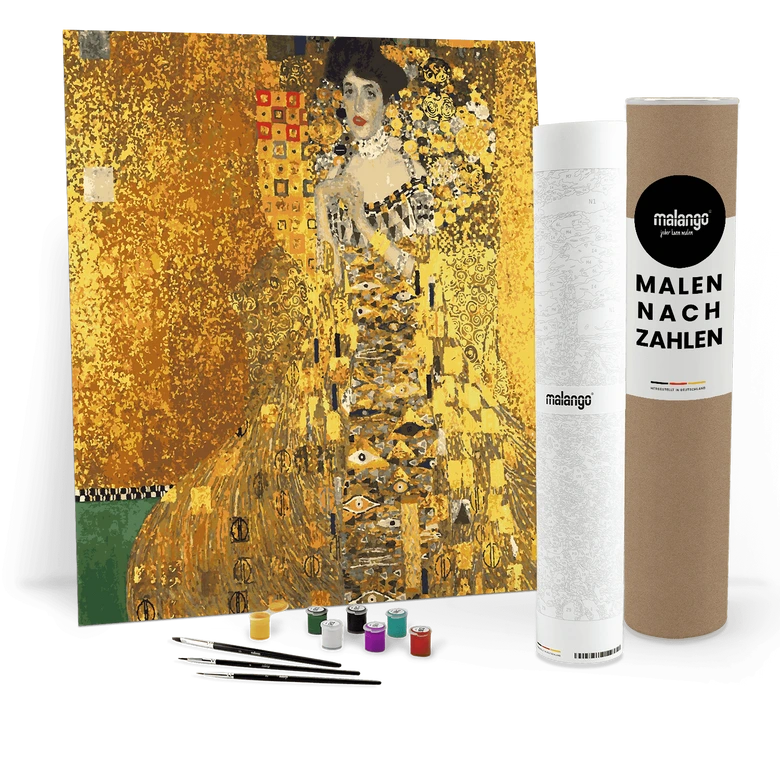 Malen nach Zahlen Leinwandbild - Klimt - Adele Bloch Bauer  