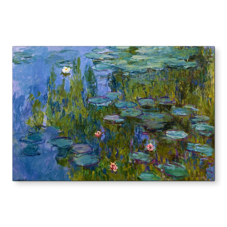 Wandbild Seerosen 1918 - Monet - Alu-Dibond 