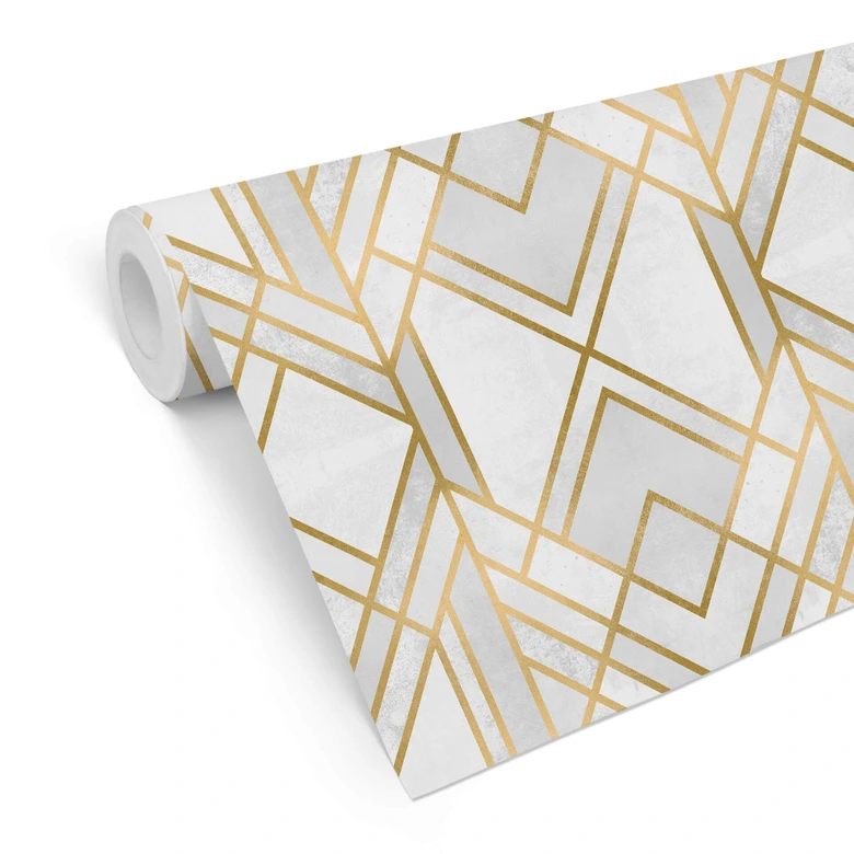 Mustertapete Fredriksson - Art-Deco: Goldene Geometrie 