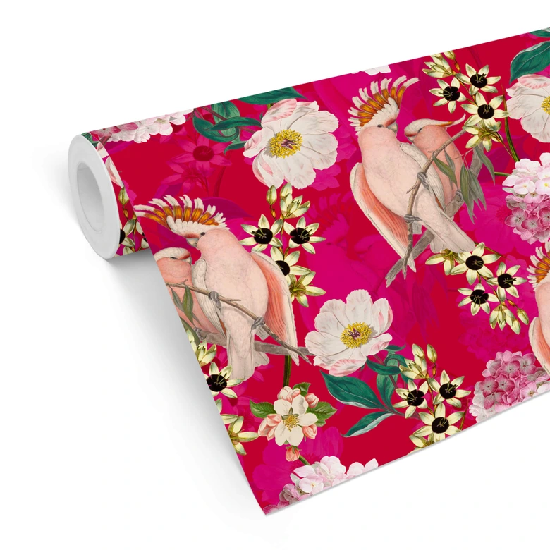 Mustertapete UN Designs - Paradiesisch Pink 