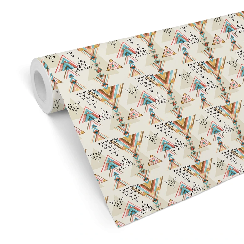 Mustertapete Bohemian Triangles 