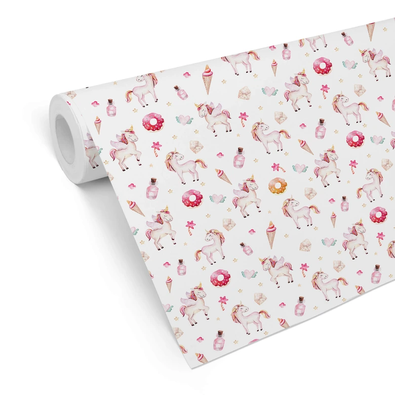 Patroonbehang Kvilis - Sweet Unicorns 01 