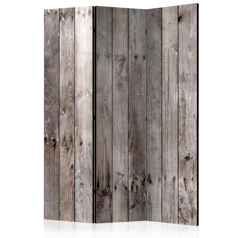 Paravent Séparation de pièce - bois centenaire, 3 pièces 