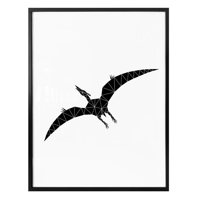 Poster Nouveauprints - Geometric Dinosaur Pterodactylus 