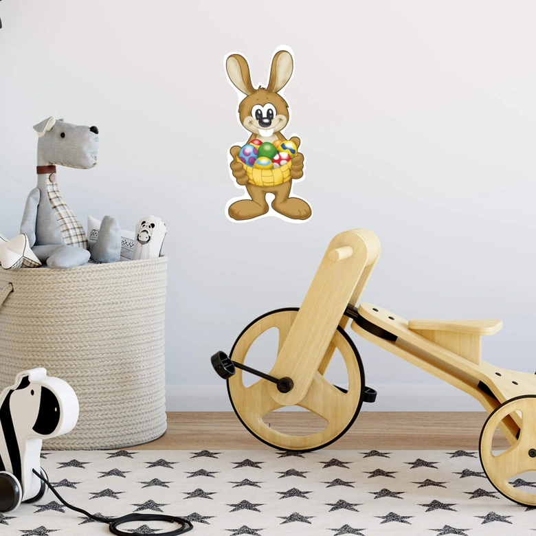 Sticker mural - Lapin de Pâques 1 