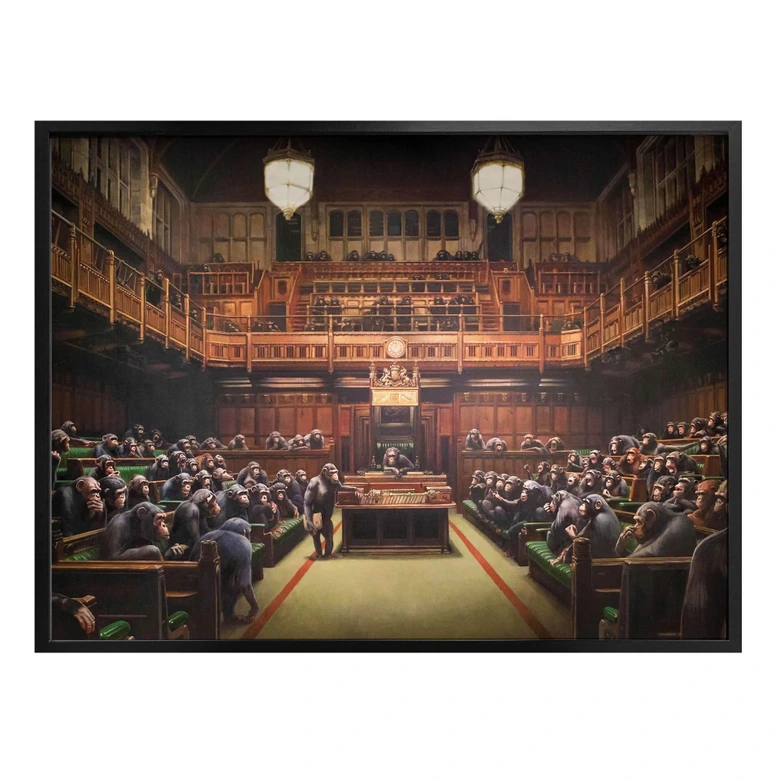 Poster Banksy - Devolved Parliament 