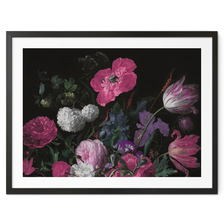 Plakat z bukietem kwiatów Mignon - Bloomery Decor 