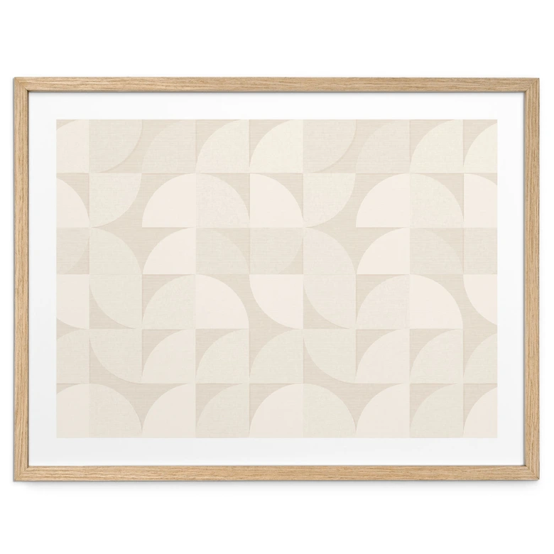 Póster semicircular de estilo retro - Bloomery Decor 