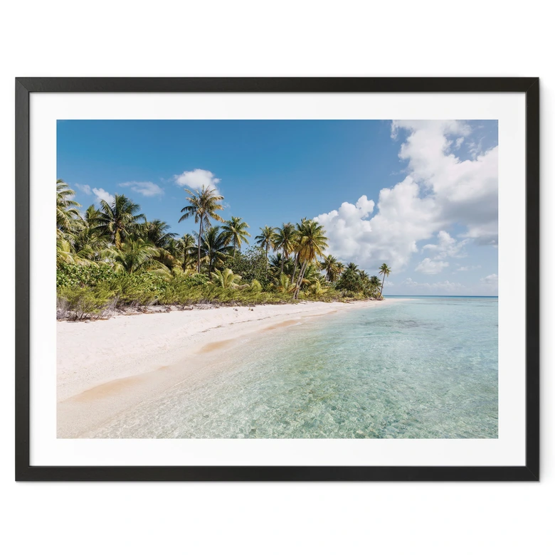 Poster Palmenstrand in der Südsee - Colombo 