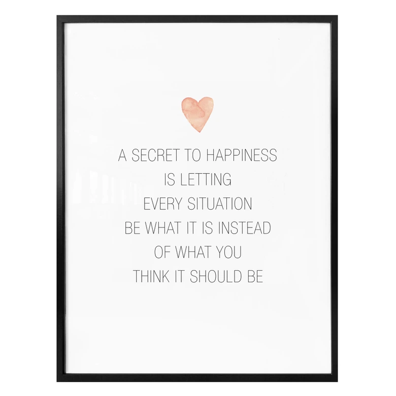 Poster Confetti & Cream - A secret to happiness 