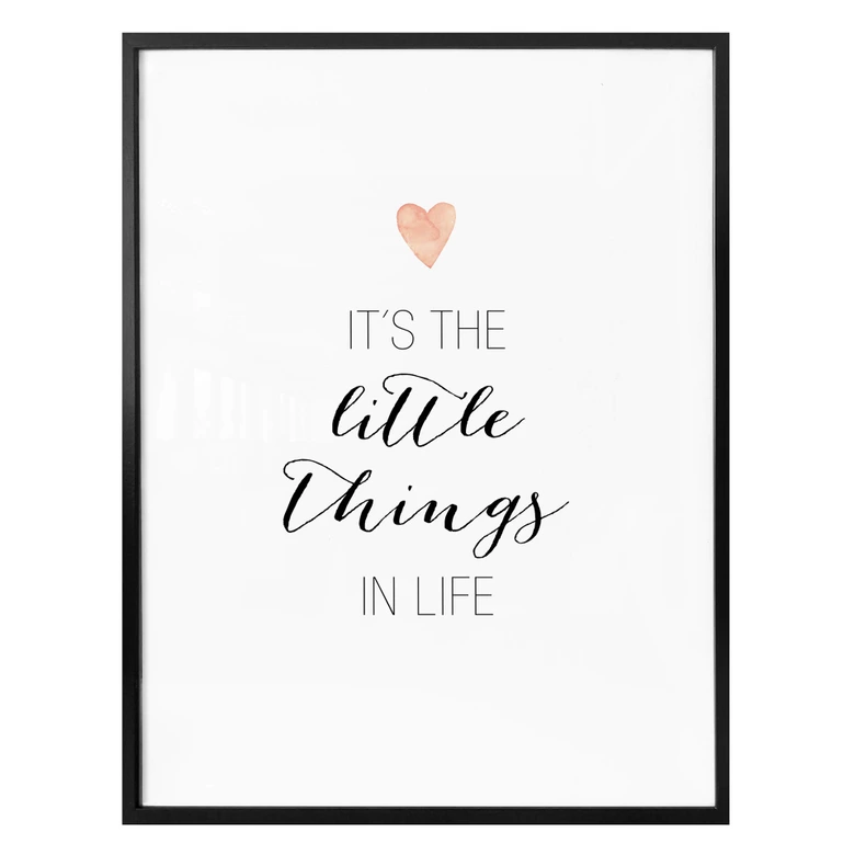 Poster Confetti & Cream - It's the little things in life 