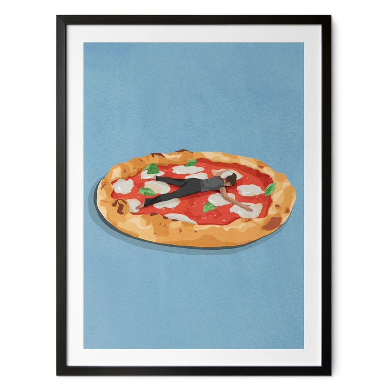Poster Pizza Liebe - Dekel 