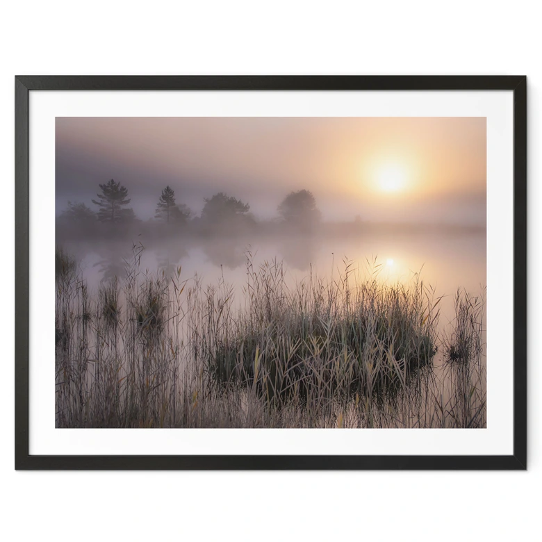 Poster Nebliger Herbsttag - Eisenmann 