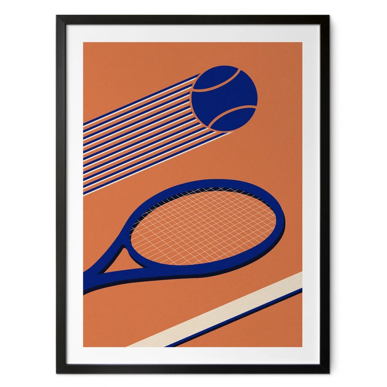 Poster Retro Tennis - Feist 