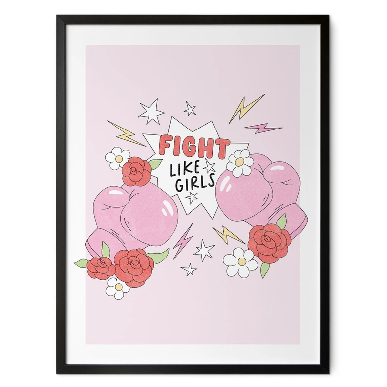 Poster Fight Like Girls - Feminist Power 
