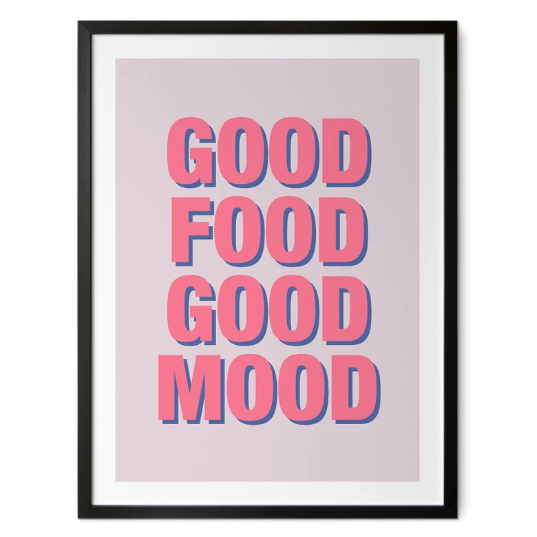 Poster Good food good mood - Fritsch 