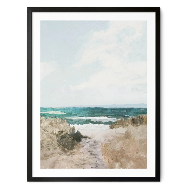 Poster Dünenweg zum Strand - Hobday 