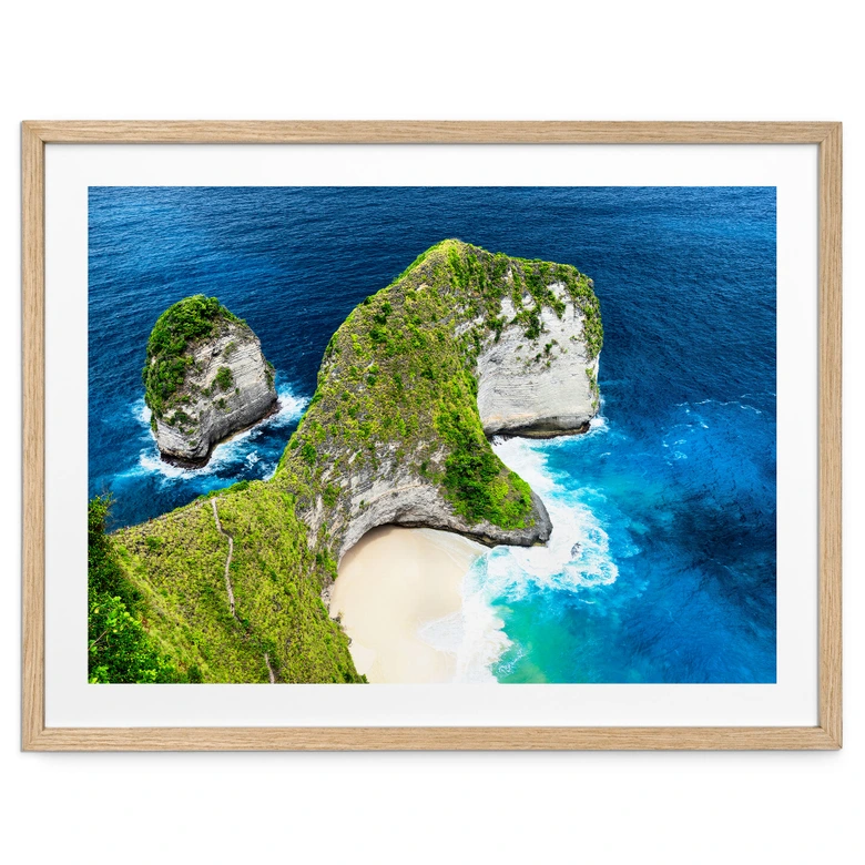 Poster Felsenküste von Nusa Penida - Hugonnard 