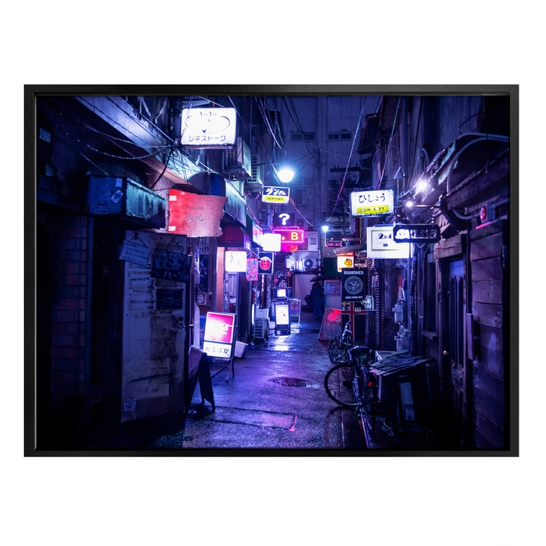 Poster Hugonnard - Nachtleben in Japan 