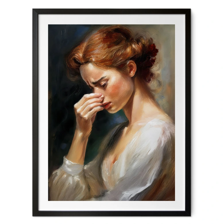 Poster Humoristisk vintage-dekoration för WC 