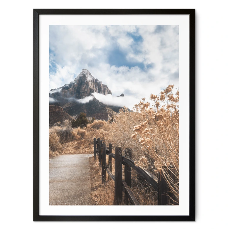 Póster El camino hacia la cumbre - Iqbal 